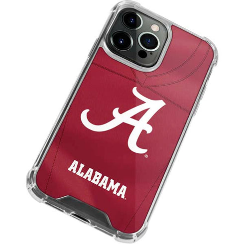 University of Alabama Maroon Jersey iPhone 14 Pro Clear Case